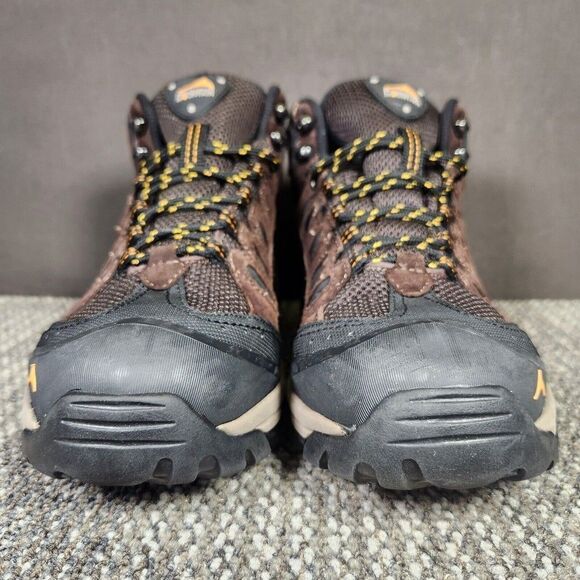 Pacific Mountain Blackburn Mid Men's Size 10 Brown Suede Waterproof Hiking Boots - Picture 2 of 9